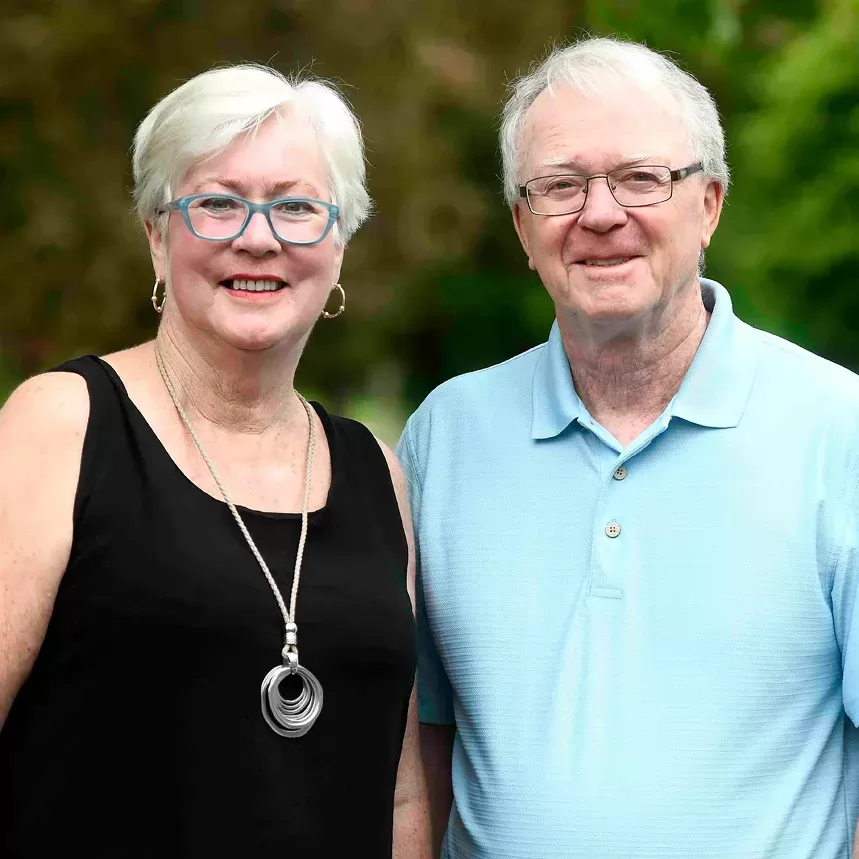 Donna & Nick Wheeler posing for picture